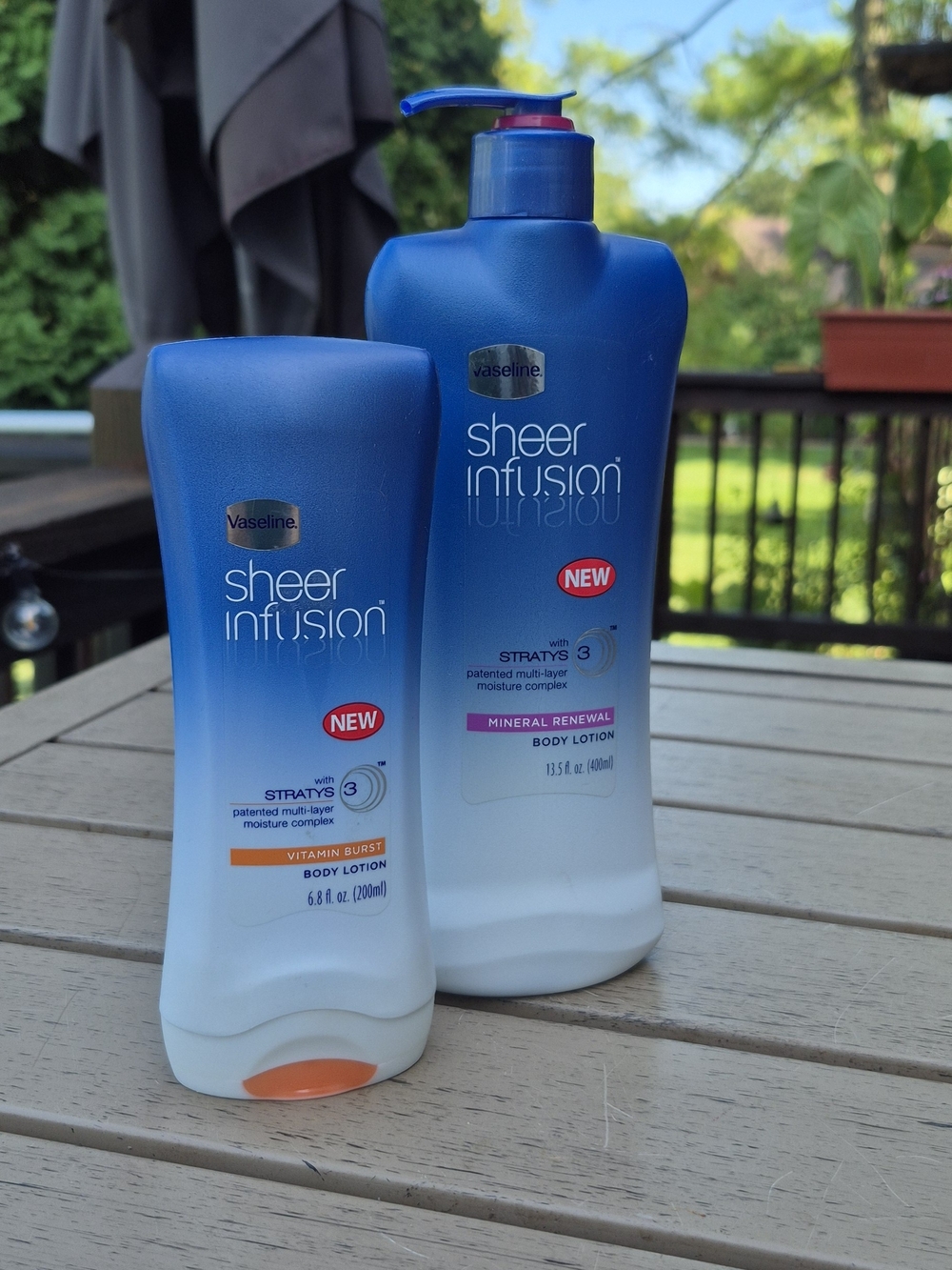 2 New Sheer Infusion Blue Body Lotion – Mineral Renewal & Vitamin Burst